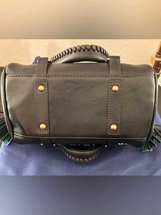 Dooney & Burke Micro Florentine Satchel Black - Picture 6 of 7